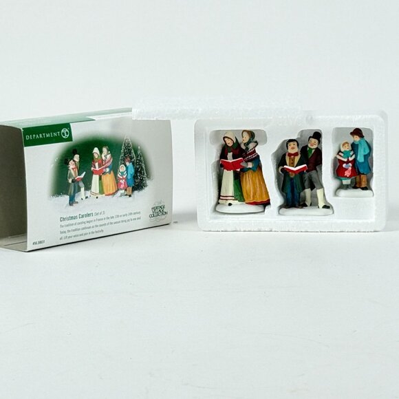 Heritage Village Collection Christmas Carolers Figurine Set Of 3 Hand-Painted Ho - Picture 2 of 12